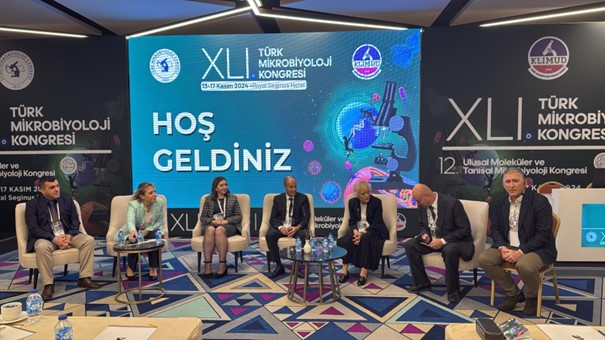 13-17 Kasım 2024 tarihinde XLI. Türk Mikrobiyoloji kongresinde proje yaygınlaştırıldı.