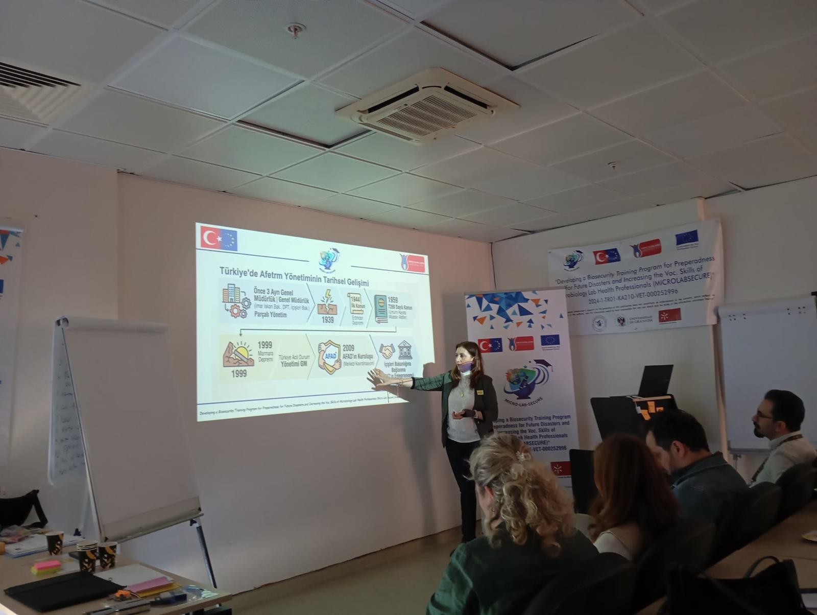 The “Disaster Preparedness Microbiology Laboratory Training” was successfully completed on April 9–10, 2026, hosted by the Department of Microbiology at Mersin University.