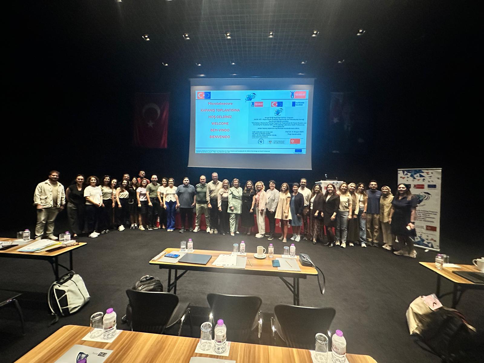 Türk Mikrobiyoloji Cemiyeti ev sahipliğinde MicroLabSecure Projesinin Kapanış Toplantısı Antalya’da Gerçekleştirildi.